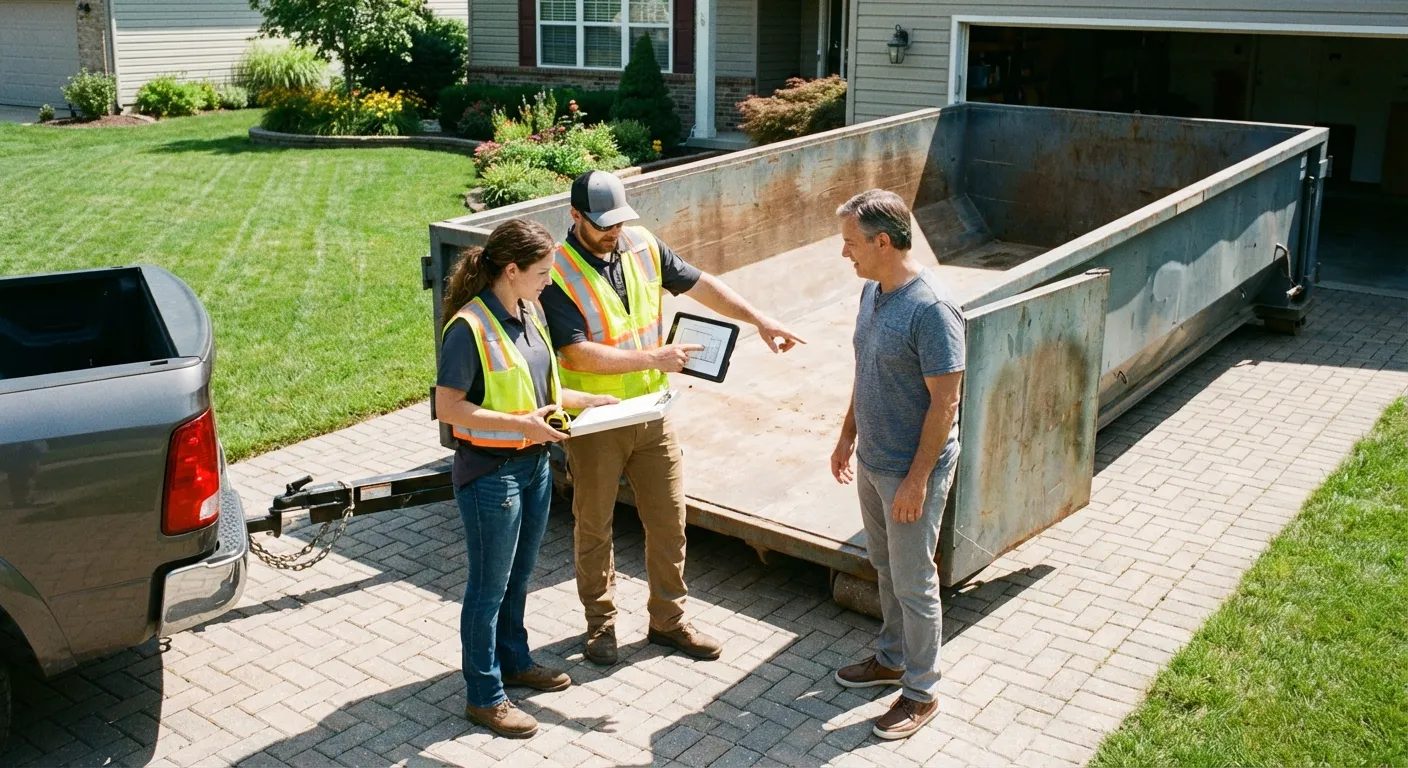 10 Yard Dumpster Rental Process in Laredo, TX