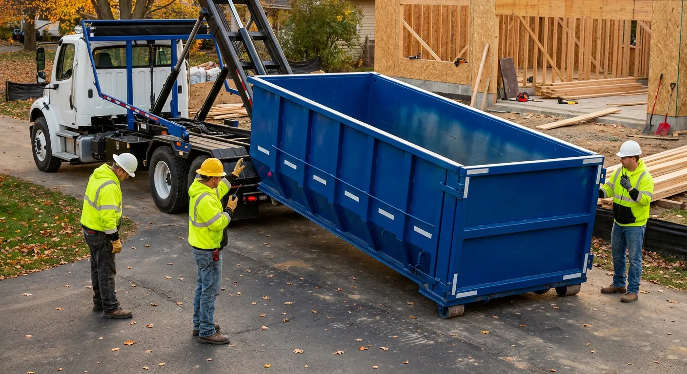 Construction dumpster delivery and waste management in Laredo, TX